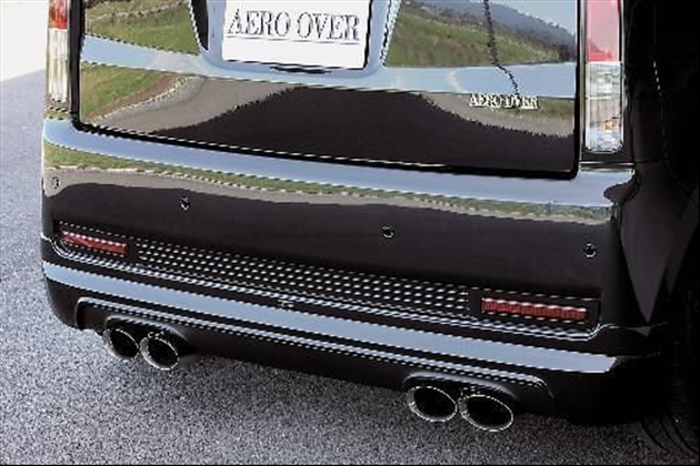 AERO OVER 用/リアスタイリッシュハーフスポイラーfor ムーヴカスタム L175S/L185S 前期、後期