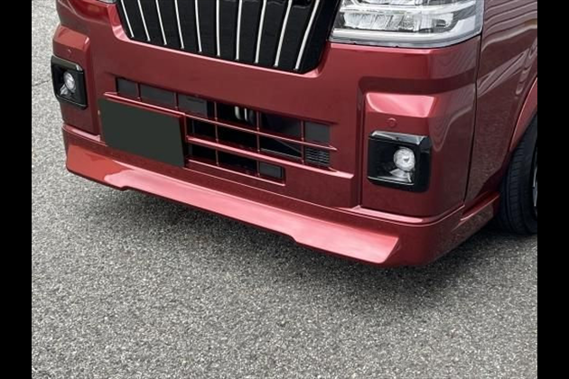 AERO OVER K-TRIDER | S500P系【用】：フロントスポイラー（トラック/ジャンボ共通・要在庫納期確認）for ハイゼット S500P/S510P 後期