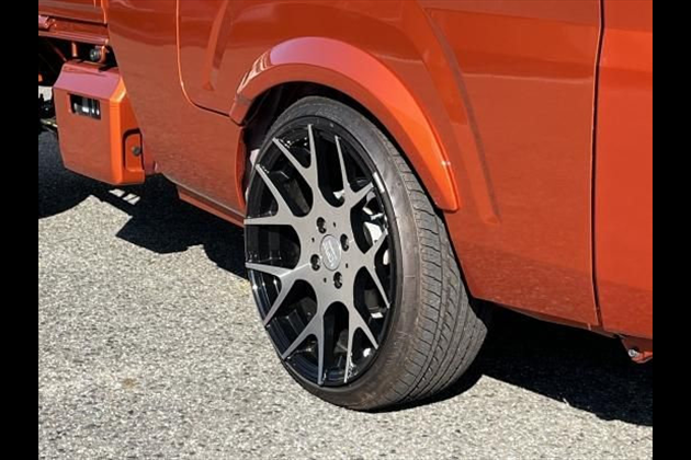 AERO OVER K-TRIDER | S500P系：フロントオーバーフェンダー(ノーマルボディ用・ボディキット装着車用)：40mmワイド（トラック/ジャンボ共通・要在庫納期確認） for ハイゼット S500P/S510P 前期・中期・後期共通