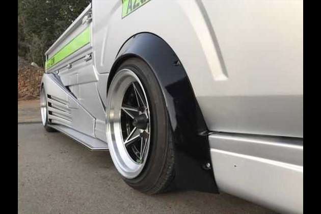 はろーすぺしゃる ブリスターフェンダーキット用 フロントワークス for ハイゼット S500P/S510P