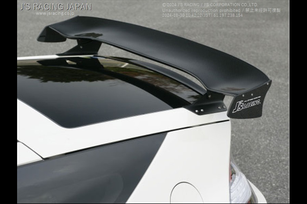 J'S RACING 3D GT-WING WETカーボン for CR-Z