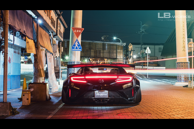 LIBERTY WALK LB-WORKS Rear Wing ver.1 for NC1 NSX