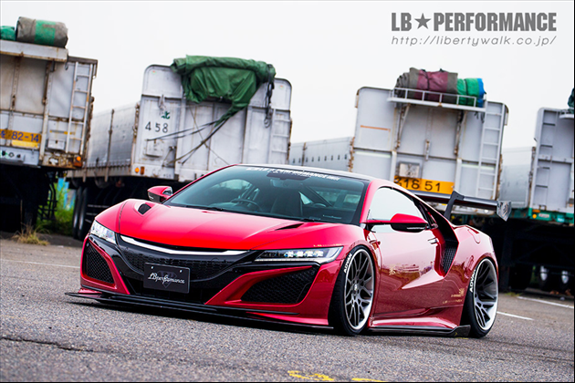 LIBERTY WALK LB★PERFORMANCE NSX ver.1 complete body kit for NC1 NSX