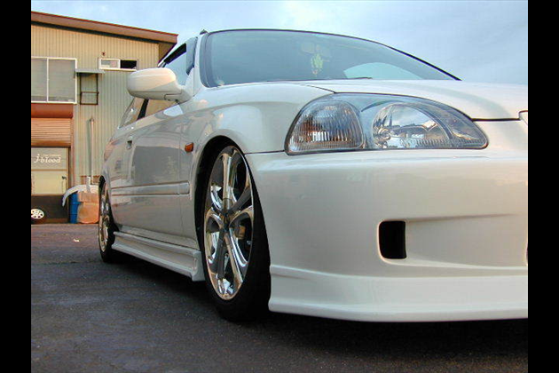 J-BLOOD サイドステップ FRP（EK3ドア） for シビック EK-9 前期/後期