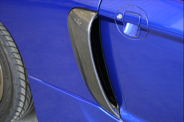 Spiegel Artista カーボン インテークサイドダクト (左右1セット) T-2W-4W [TAPISD] for ビート PP1