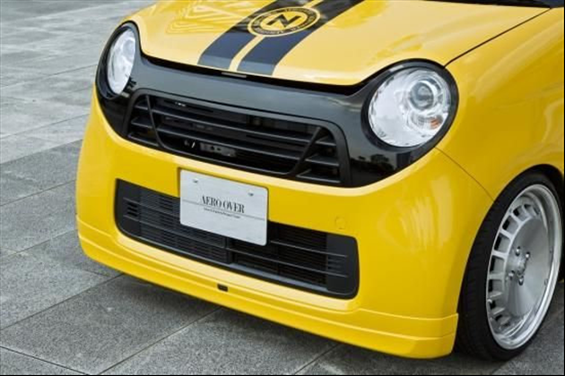 AERO OVER G・GLパッケージ・ツアラー用/フロントスタイリッシュハーフスポイラーfor N-ONE JG1/JG2 前期/後期用 G、GLパッケージ、ツアラー