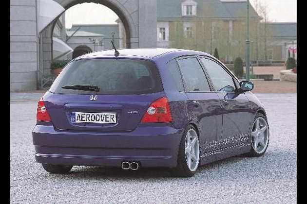 AERO OVER EU系用リアスタイリッシュバンパーfor シビック EU1， EU3 前期