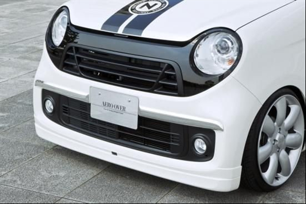 AERO OVER 専用/フロントスタイリッシュハーフスポイラーfor N-ONE JG1/JG2 前期/後期 プレミアム