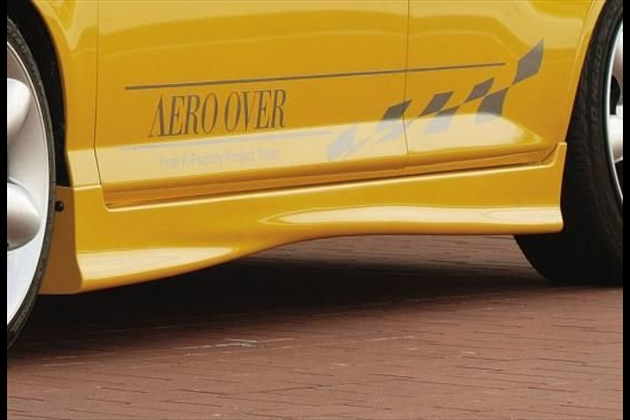 AERO OVER 用/スタイリッシュサイドスカートfor フィット GD1~4