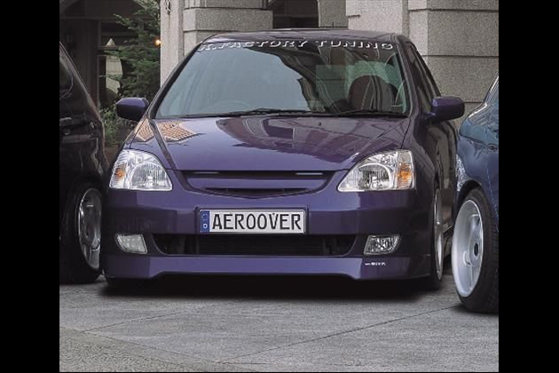 AERO OVER EU系用フロントスタイリッシュバンパーfor シビック EU1， EU2， EU3， EU4 前期