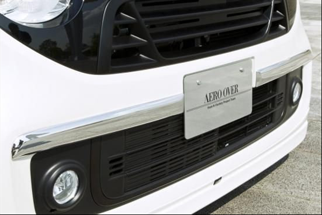 AERO OVER (JG1)専用/フロントグリル＆エクステンションバンパーモールセットfor N-ONE JG2 前期/後期 プレミアム