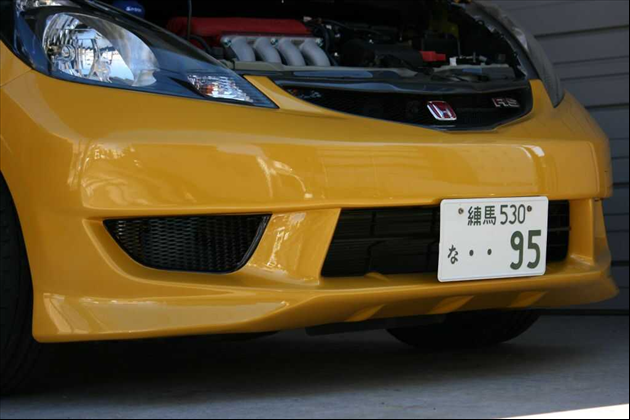 spoon AERO BUMPER，FRP FRPモデル for フィット GE8 後期 RS MT