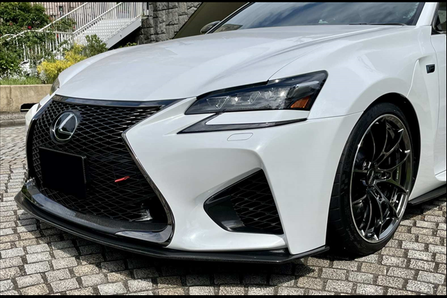 LEMS ドライカーボンフロントスポイラー Version2 for URL10 LEXUS GS F