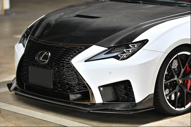 LEMS MC 後用 ドライカーボン　フロントスプリッター左右セット for USC10 LEXUS RC F