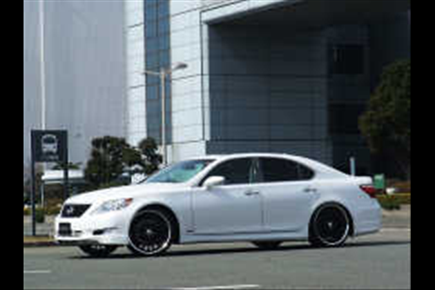 SKIPPER フロントリップスポイラー・リアアンダースポイラー・インレットグリル(FRP)3点セット for レクサス LS USF40(LS460) Version SZ