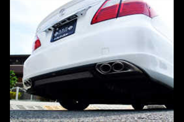 SKIPPER リアアンダースポイラー(カーボン) for レクサス LS USF40 中期 バージョンSZ