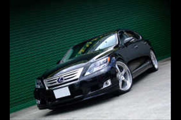 SKIPPER フロントリップスポイラー・サイドステップ・リアアンダースポイラー・トランクスポイラー(FRP）4点セット for レクサス LS UVF45型(LS600h) 中期