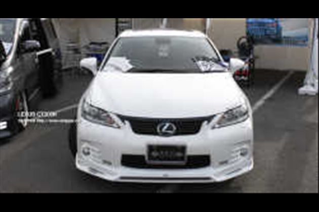 SKIPPER フロントリップスポイラー・リアアンダースポイラー・フォグレンズカバー(FRP)3点セット for レクサス CT ZWA10(CT200h)