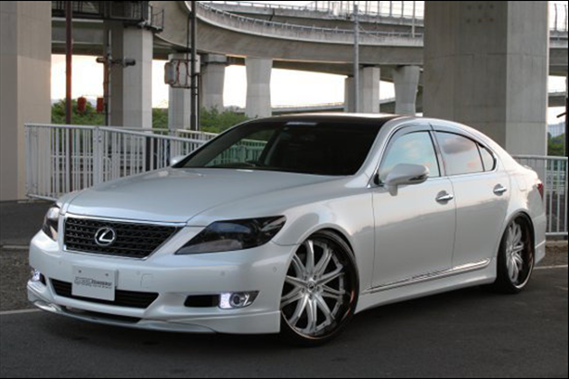 FINAL Konnexion AERO F-04 Series リアアンダースポイラー カーボン製 for レクサス LS LS460 中期 Version SZ