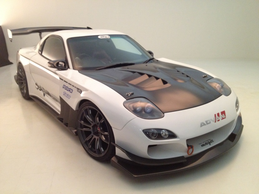 TCP MAGIC G-FACE フロントデイフューザー タイプGT FRP製 for FD3S RX-7