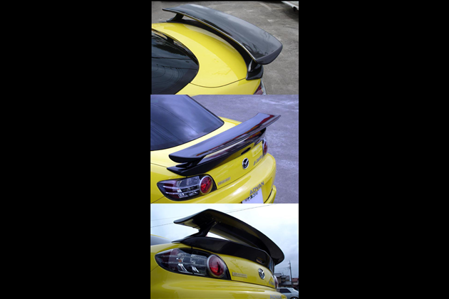 RE Amemiya TRUNK WING SPOILER for SE3P RX-8