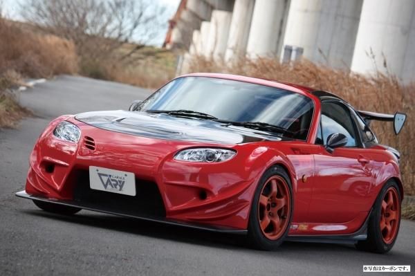 GARAGE VARY NC ROADSTER(NC2) フロントバンパー T-N/S用リップスポイラー(FRP)