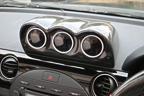 GARAGE VARY NC ROADSTER(NC3) 3連メーター(カーボン)