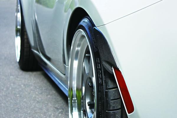 GARAGE VARY ND ROADSTERリアガーニッシュ(平織カーボン)