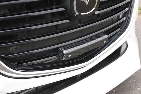 GARAGE VARY AXELA(BM) M/C後 ナンバーステー(カーボン)