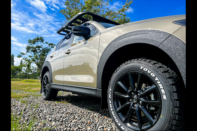 HM RACERS AutoExe製オーバーフェンダーセット LINE-X施工済 for CX-5 KF5P/KF2P/KFEP