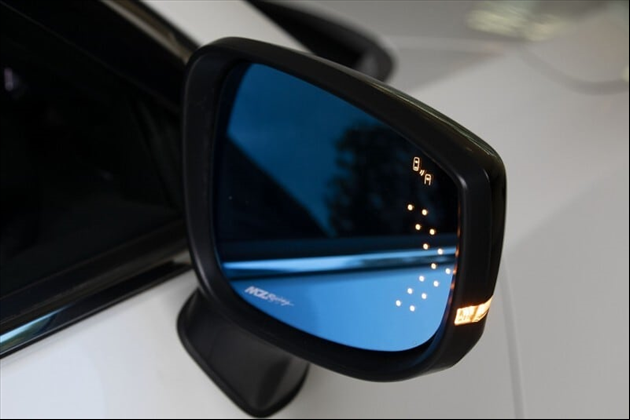 HM RACERS MZRacing マルチファンクションLED ブルーミラー for CX-5 KE 後期（2015年1月～2017年2月）