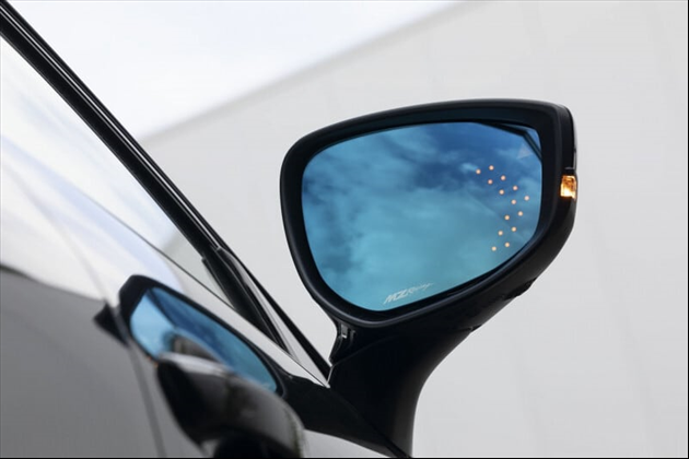 HM RACERS MZRacing マルチファンクションLED ブルーミラー for MAZDA3 BP