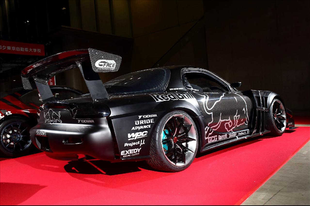 TCP MAGIC 軽量リアハッチ フルカーボン製 for アンフィニRX-7 FD3S