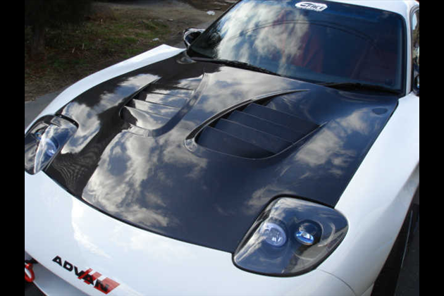 TCP MAGIC Ｇ－ＦＡＣＥ エアロボンネット カーボン/ＦＲＰ製 for アンフィニRX-7 FD3S