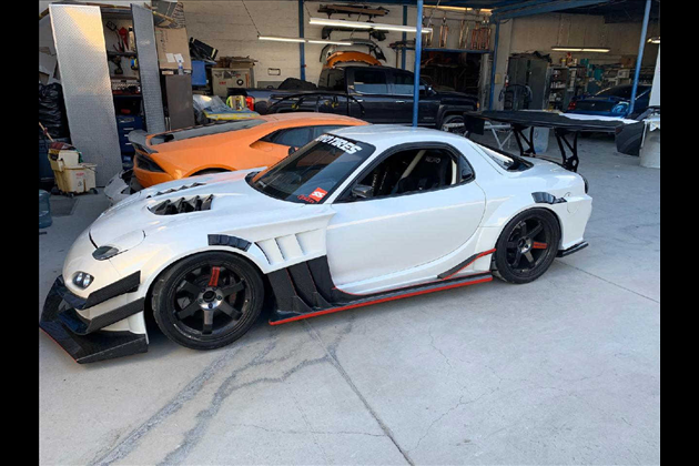 TCP MAGIC G-FACE リアフェンダーダクト タイプＴＴ ＦＲＰ製 for アンフィニRX-7 FD3S