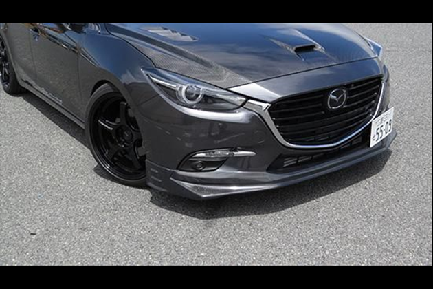 LEG MOTOR SPORT クラブスポーツ フロントリップスポイラー (FRP) for アクセラ BM MC後