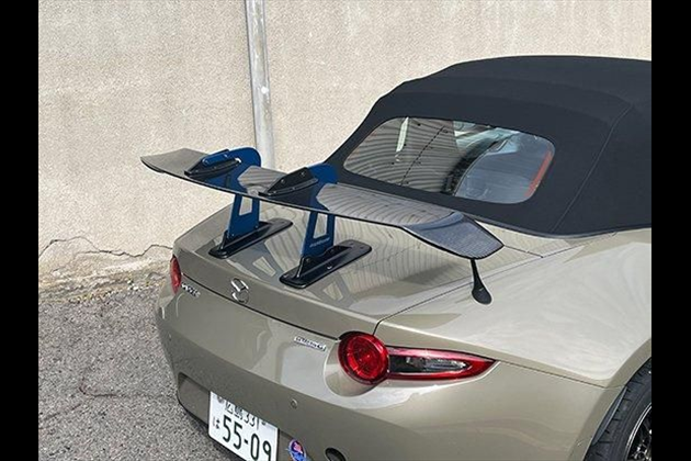 LEG MOTOR SPORT クラブスポーツ スワンネックWING (CFRP) for ロードスター ND5#