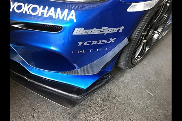 LEG MOTOR SPORT クラブスポーツ Type VISION カーボンカナード （クラブスポーツバンパー Type VISION用） for RX-8 SE3P 前期