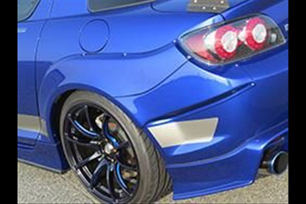 LEG MOTOR SPORT クラブスポーツ リアフェンダー for RX-8 SE3P 後期