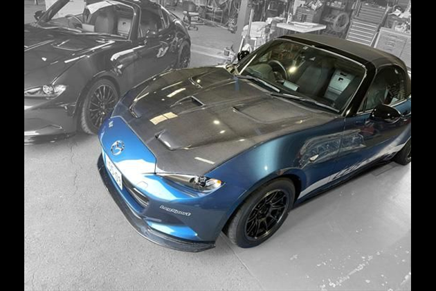 LEG MOTOR SPORT クラブスポーツ エアロボンネット （CFRP） for ロードスター ND