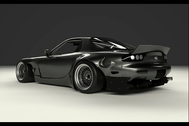 ロケットバニー パンデム ダックテールウイング for FD3S RX-7