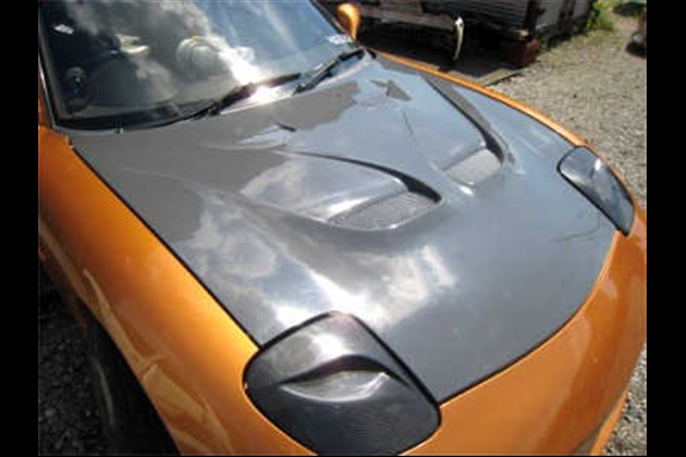 MISSION エアロボンネットFRP製 エアロパーツ for アンフィニRX-7 FD3S