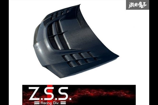 Z.S.S. ZSS ランエボ8 ランエボ9 綾織り ダクト付き エアロ カーボンボンネット for ランサーエボリューション CT9A