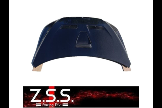 Z.S.S. ZSS ランエボ10 ランエボX 純正形状 ノーマル形状 綾織り ダクト付 エアロ カーボンボンネット for ランサーエボリューション CZ4A