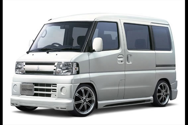 FINAL Konnexion AERO K-01 Series リアハーフスポイラー for ミニキャブ U61V/U62V