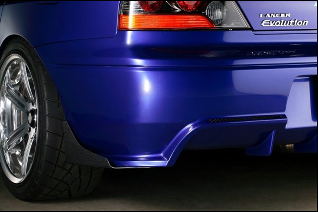 Do-Luck ＣＴ9Ａリアバンパーカーボンカナード for ランサーエボリューション CT9A 7-9