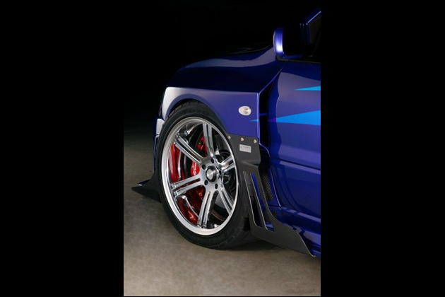 ドゥーラック ＣＴ9Ａフロントフェンダーカナード カーボン for ランサーエボリューション CT9A 7-9