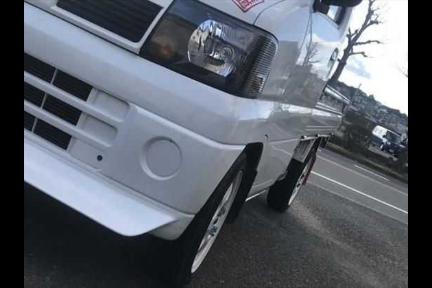 はろーすぺしゃる チンスポ FRP製 白色ゲルコート仕上げ for ミニキャブトラック U61T/U62T 平成13年式~平成22年式用 一部23年式中期
