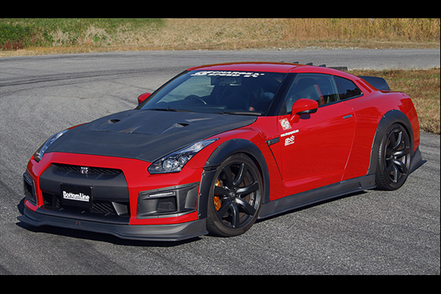 CHARGESPEED 3点セット フロント・サイド・リアディフューザー with ボトムライン for R35 GT-R