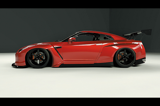 PANDEM SIDE for R35 GT-R